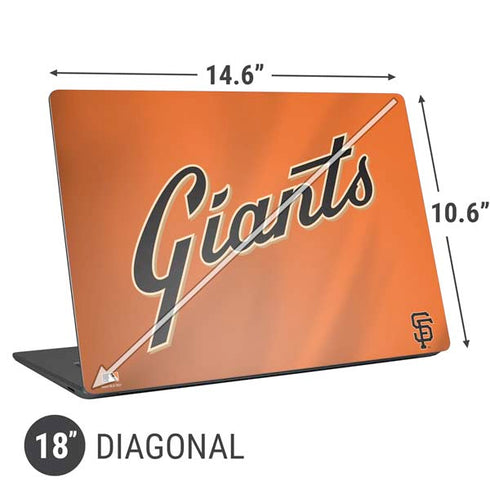 MLB San Francisco Giants Alternate Home Jersey Universal Laptop 18in (14.6 x 10.6in) Skin