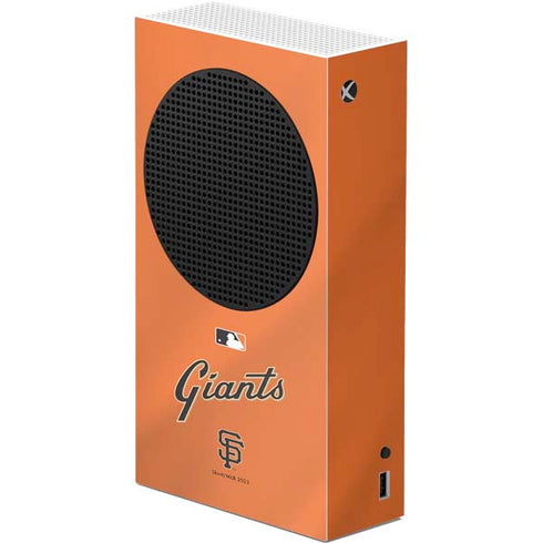 MLB San Francisco Giants Alternate Home Jersey Xbox Series S Console Skin