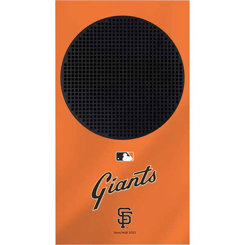 MLB San Francisco Giants Alternate Home Jersey Xbox Series S Console Skin