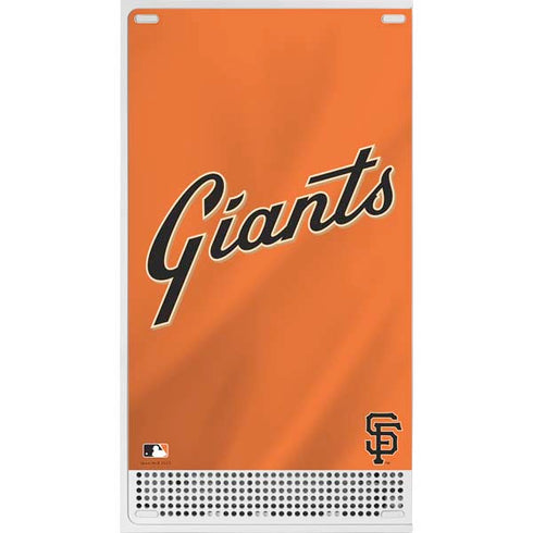 MLB San Francisco Giants Alternate Home Jersey Xbox Series S Console Skin