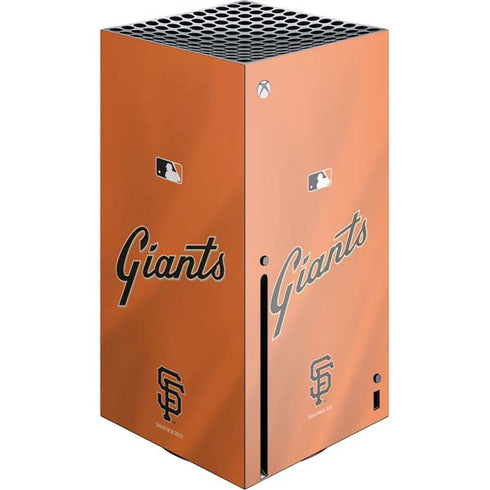 MLB San Francisco Giants Alternate Home Jersey Xbox Series X Console Skin