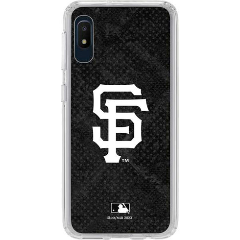 MLB San Francisco Giants Dark Wash Galaxy A10e Clear Case