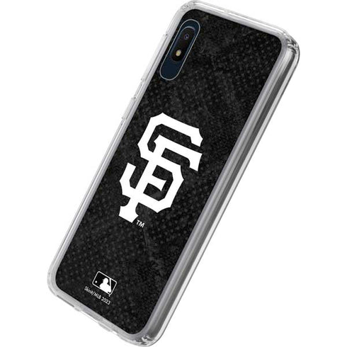 MLB San Francisco Giants Dark Wash Galaxy A10e Clear Case
