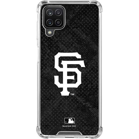 MLB San Francisco Giants Dark Wash Galaxy A12 Clear Case