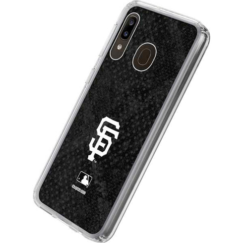 MLB San Francisco Giants Dark Wash Galaxy A20 Clear Case