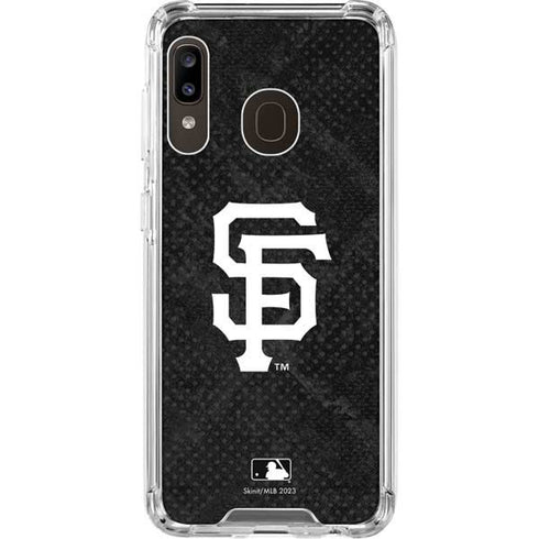 MLB San Francisco Giants Dark Wash Galaxy A30 Clear Case
