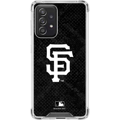 MLB San Francisco Giants Dark Wash Galaxy A52 5G Clear Case