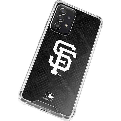 MLB San Francisco Giants Dark Wash Galaxy A52 5G Clear Case