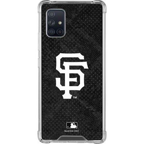 MLB San Francisco Giants Dark Wash Galaxy A71 5G Clear Case