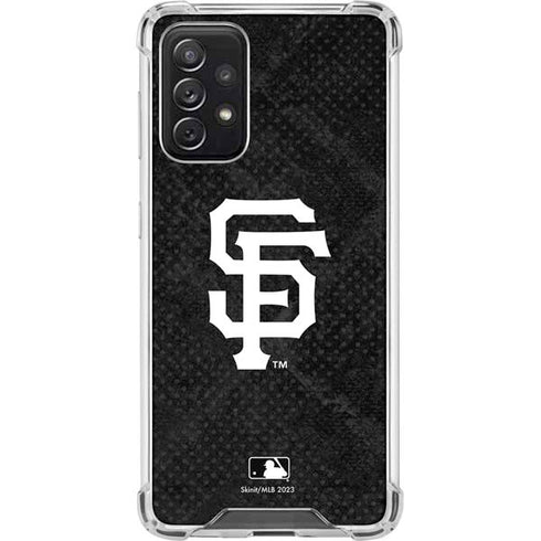 MLB San Francisco Giants Dark Wash Galaxy A72 5G Clear Case