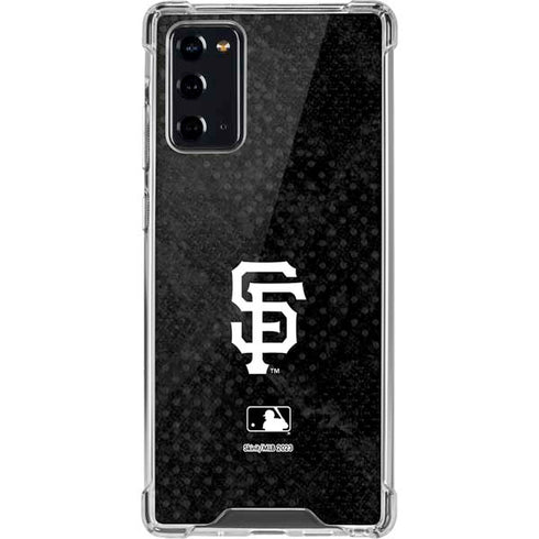 MLB San Francisco Giants Dark Wash Galaxy Note20 5G Clear Case