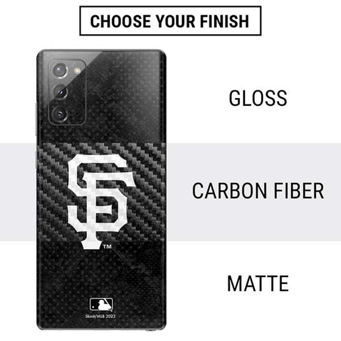 MLB San Francisco Giants Dark Wash Galaxy Note20 5G Skin