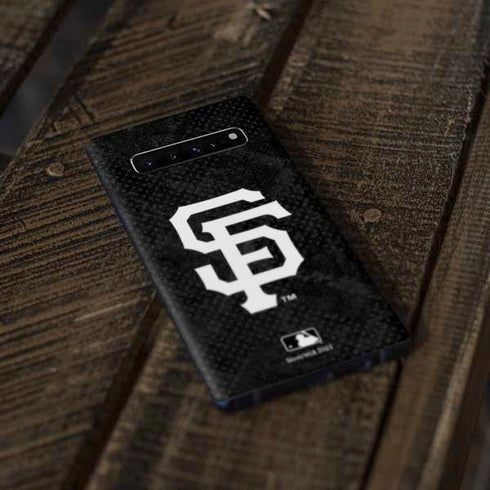 MLB San Francisco Giants Dark Wash Galaxy S10 Plus Skin