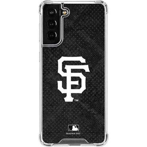 MLB San Francisco Giants Dark Wash Galaxy S21 FE Clear Case