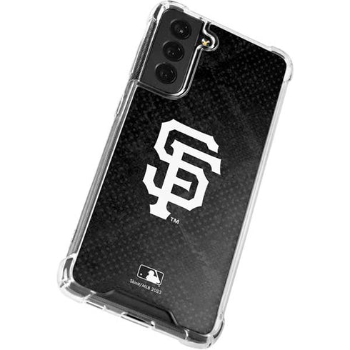MLB San Francisco Giants Dark Wash Galaxy S21 FE Clear Case