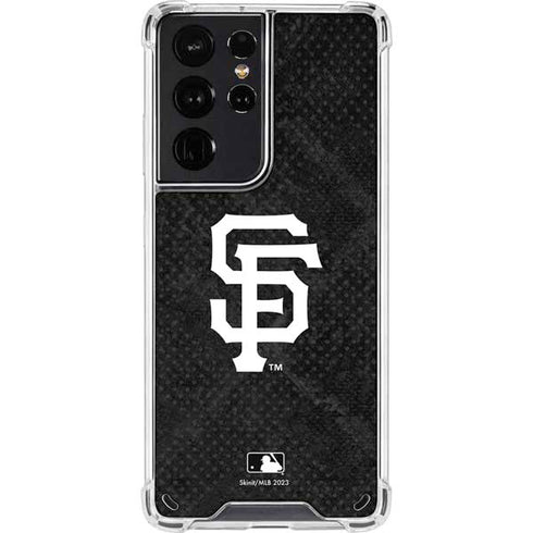 MLB San Francisco Giants Dark Wash Galaxy S21 Ultra 5G Clear Case