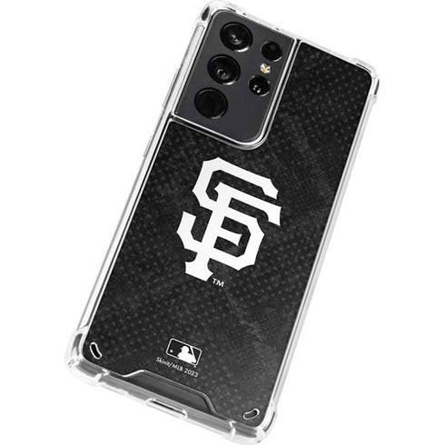 MLB San Francisco Giants Dark Wash Galaxy S21 Ultra 5G Clear Case