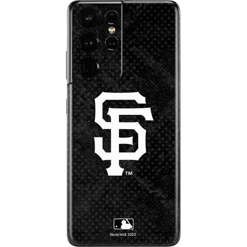 MLB San Francisco Giants Dark Wash Galaxy S21 Ultra 5G Skin