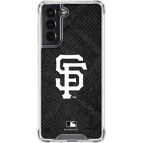 MLB San Francisco Giants Dark Wash Galaxy S22 Clear Case