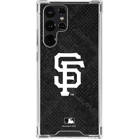 MLB San Francisco Giants Dark Wash Galaxy S22 Ultra Clear Case