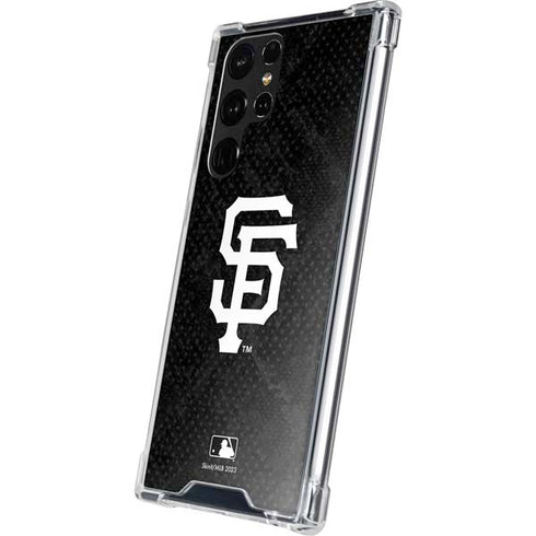 MLB San Francisco Giants Dark Wash Galaxy S22 Ultra Clear Case