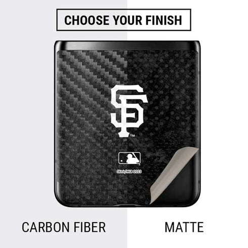 MLB San Francisco Giants Dark Wash Galaxy Z Flip Skin