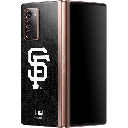 MLB San Francisco Giants Dark Wash Galaxy Z Fold2 5G Skin