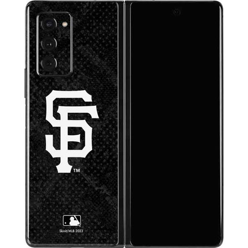 MLB San Francisco Giants Dark Wash Galaxy Z Fold2 5G Skin