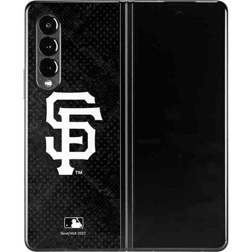 MLB San Francisco Giants Dark Wash Galaxy Z Fold3 5G Skin