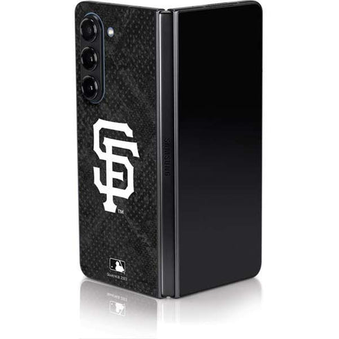 MLB San Francisco Giants Dark Wash Galaxy Z Fold5 5G Skin