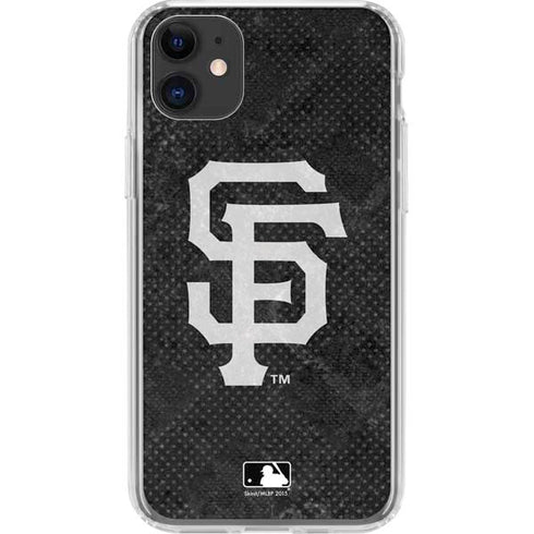 MLB San Francisco Giants Dark Wash iPhone 11 Clear Case