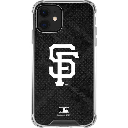 MLB San Francisco Giants Dark Wash iPhone 12 Clear Case