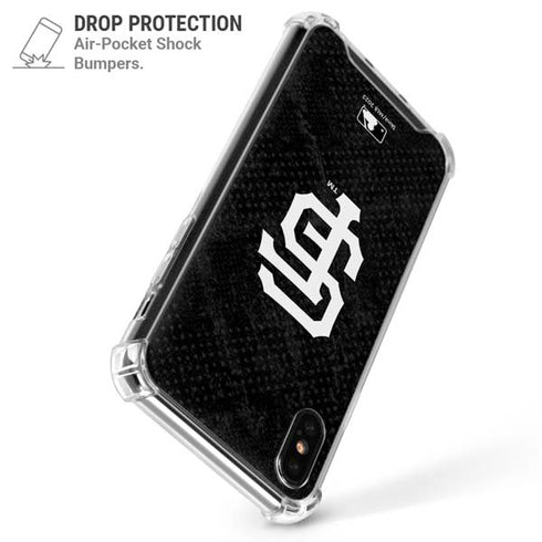 MLB San Francisco Giants Dark Wash iPhone XS Max Clear Case
