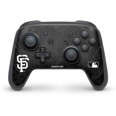 MLB San Francisco Giants Dark Wash Nintendo Switch Pro Controller Skin