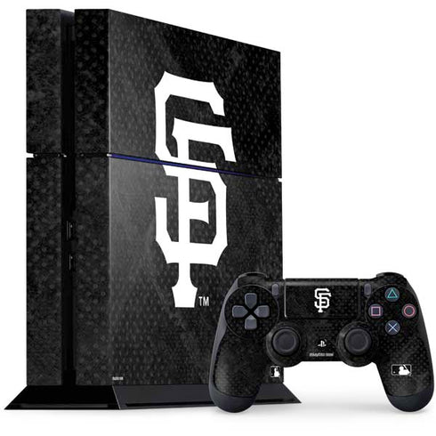MLB San Francisco Giants Dark Wash PS4 Console and Controller Bundle Skin