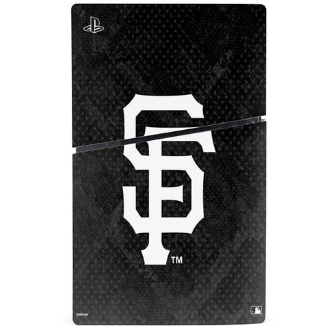 MLB San Francisco Giants Dark Wash PS5 Slim Disk Console Skin