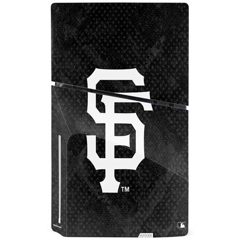 MLB San Francisco Giants Dark Wash PS5 Slim Disk Console Skin
