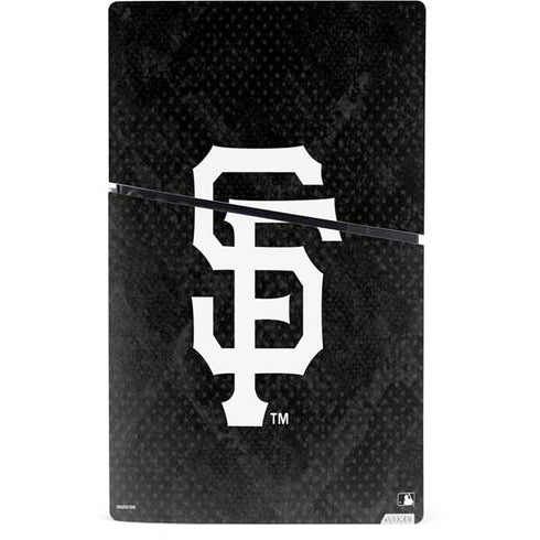 MLB San Francisco Giants Dark Wash PS5 Slim Digital Edition Bundle Skin
