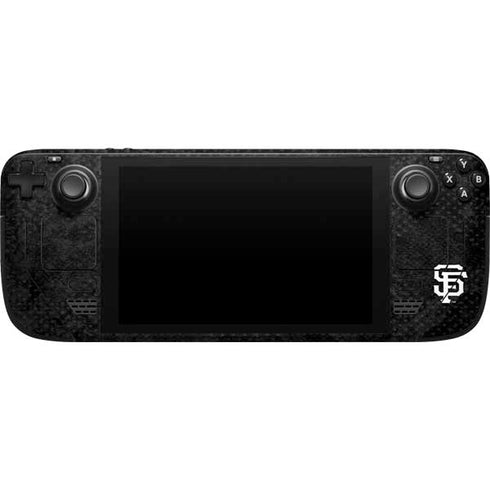 MLB San Francisco Giants Dark Wash Steam Deck Handheld Gaming Computer Skin