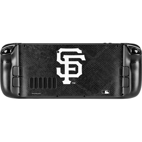 MLB San Francisco Giants Dark Wash Steam Deck Handheld Gaming Computer Skin