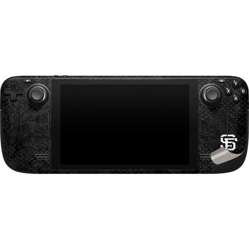 MLB San Francisco Giants Dark Wash Steam Deck Handheld Gaming Computer Skin