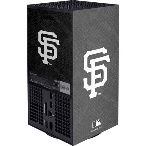 MLB San Francisco Giants Dark Wash Xbox Series X Console Skin