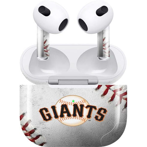 MLB San Francisco Giants Game Ball Apple AirPods (3rd Gen 2021) Skin