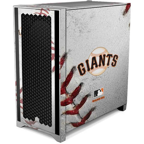 MLB San Francisco Giants Game Ball Corsair 4000D Tempered Glass Mid-Tower ATX Case Skin