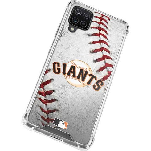 MLB San Francisco Giants Game Ball Galaxy A12 Clear Case