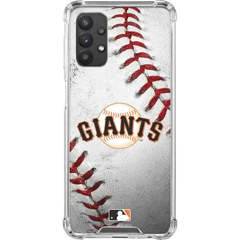 MLB San Francisco Giants Game Ball Galaxy A32 5G Clear Case