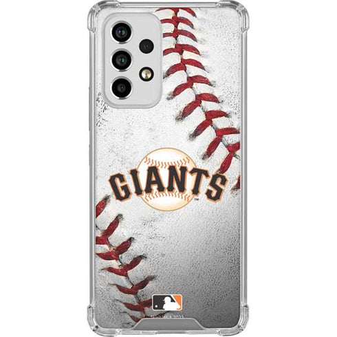 MLB San Francisco Giants Game Ball Galaxy A53 5G Clear Case