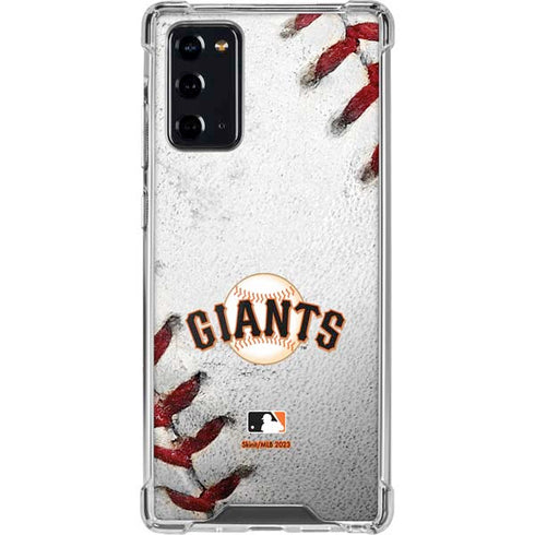 MLB San Francisco Giants Game Ball Galaxy Note20 5G Clear Case