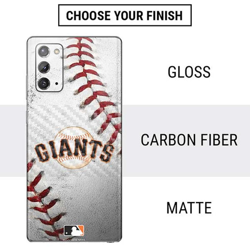 MLB San Francisco Giants Game Ball Galaxy Note20 5G Skin