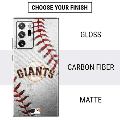 MLB San Francisco Giants Game Ball Galaxy Note20 Ultra 5G Skin